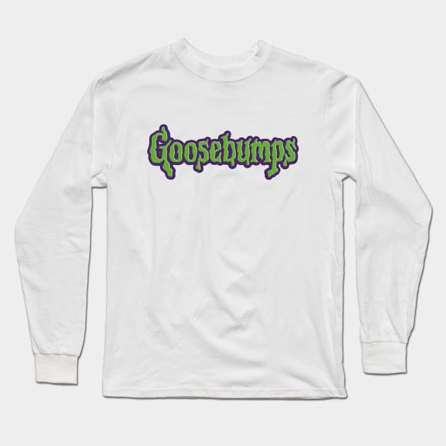 Goosebumps Throwback Logo Long Sleeve T-Shirt by fullgrownham